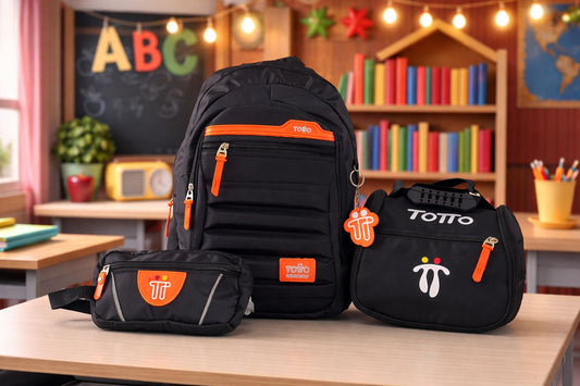 TRIO DE BOLSOS ESCOLARES