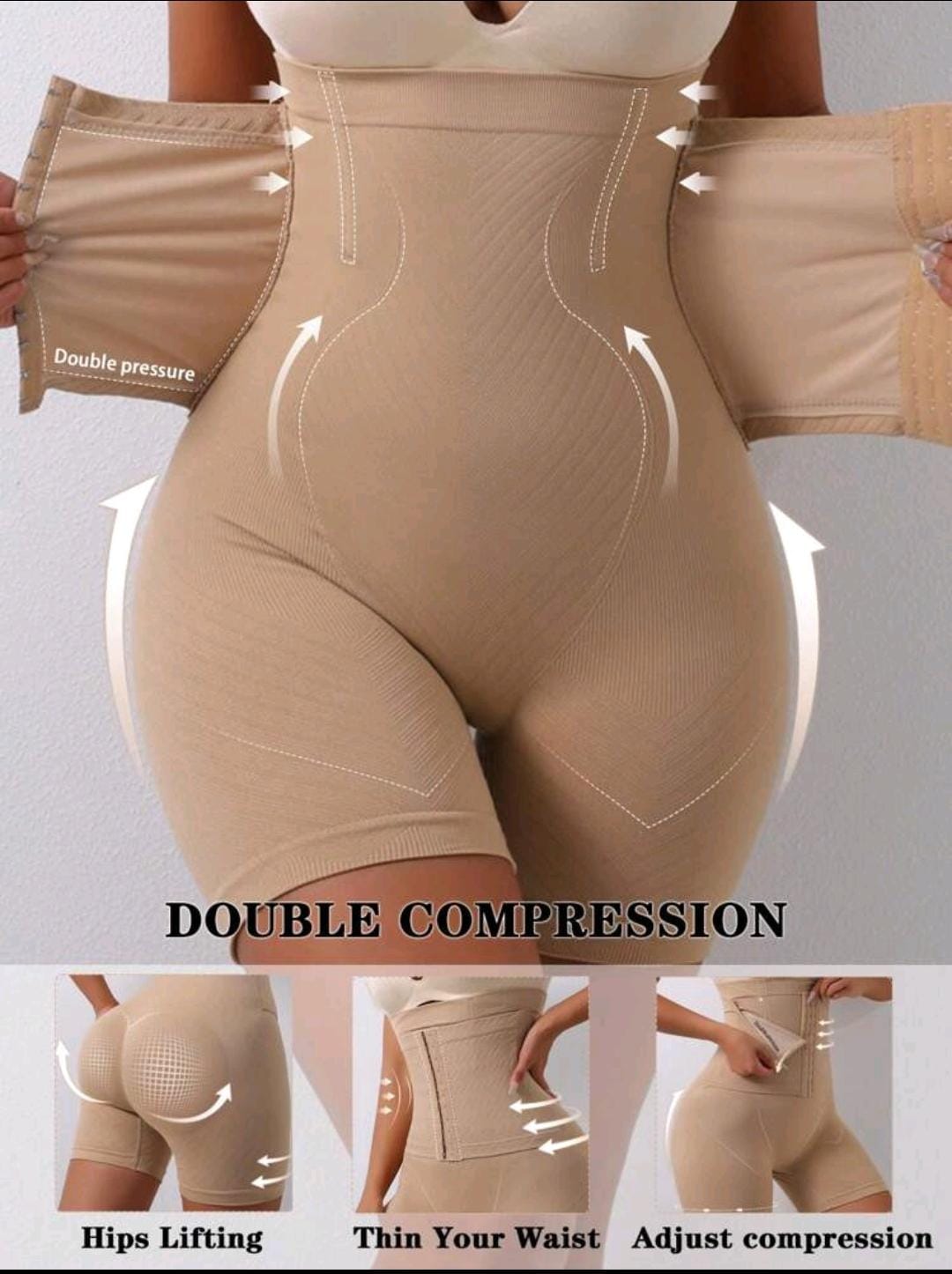 Faja Moldeadora con control de abdomen y levantamiento de glúteos