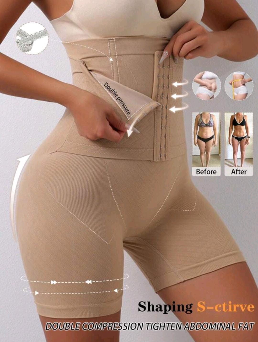 Faja Moldeadora con control de abdomen y levantamiento de glúteos