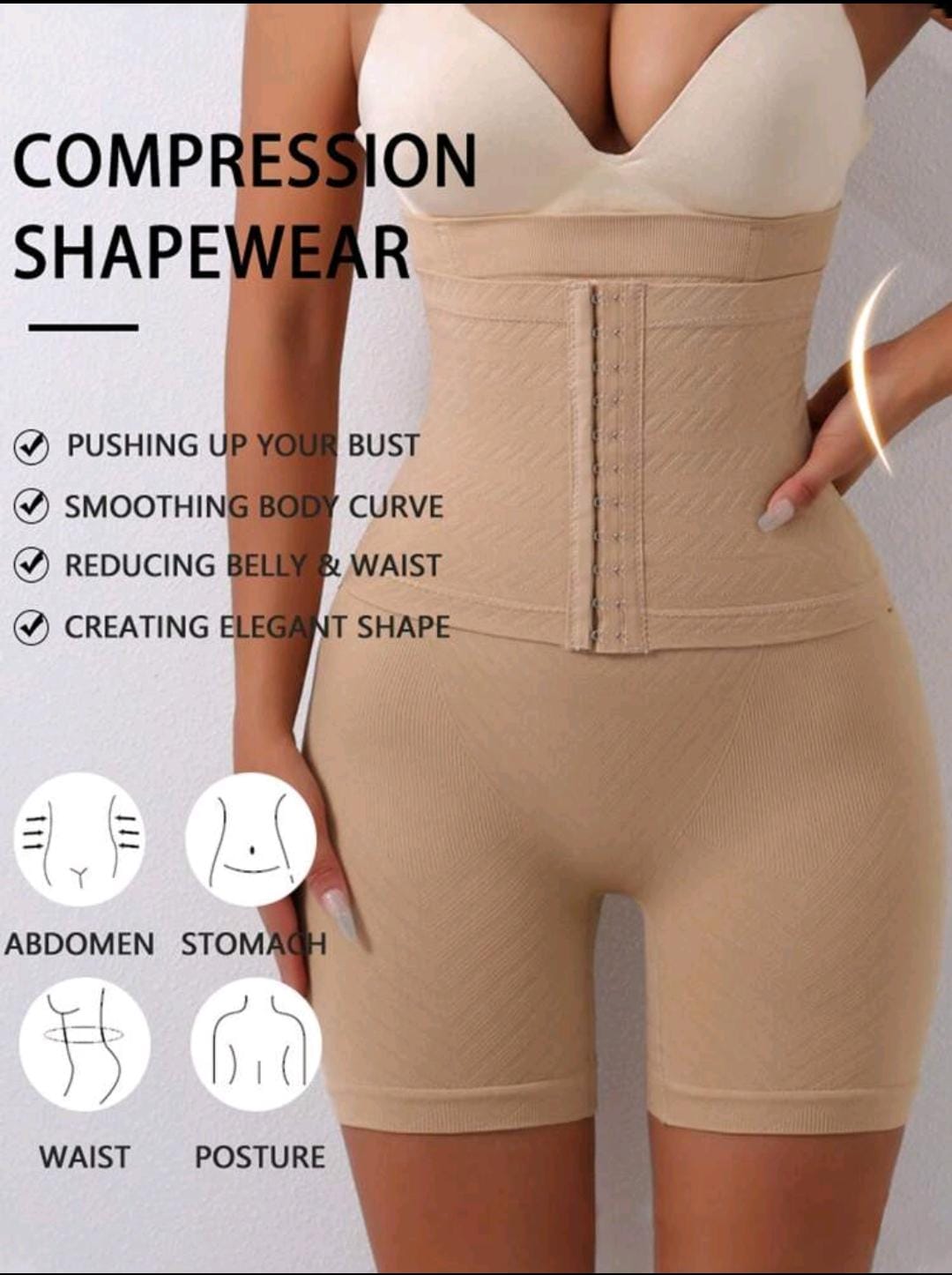 Faja Moldeadora con control de abdomen y levantamiento de glúteos